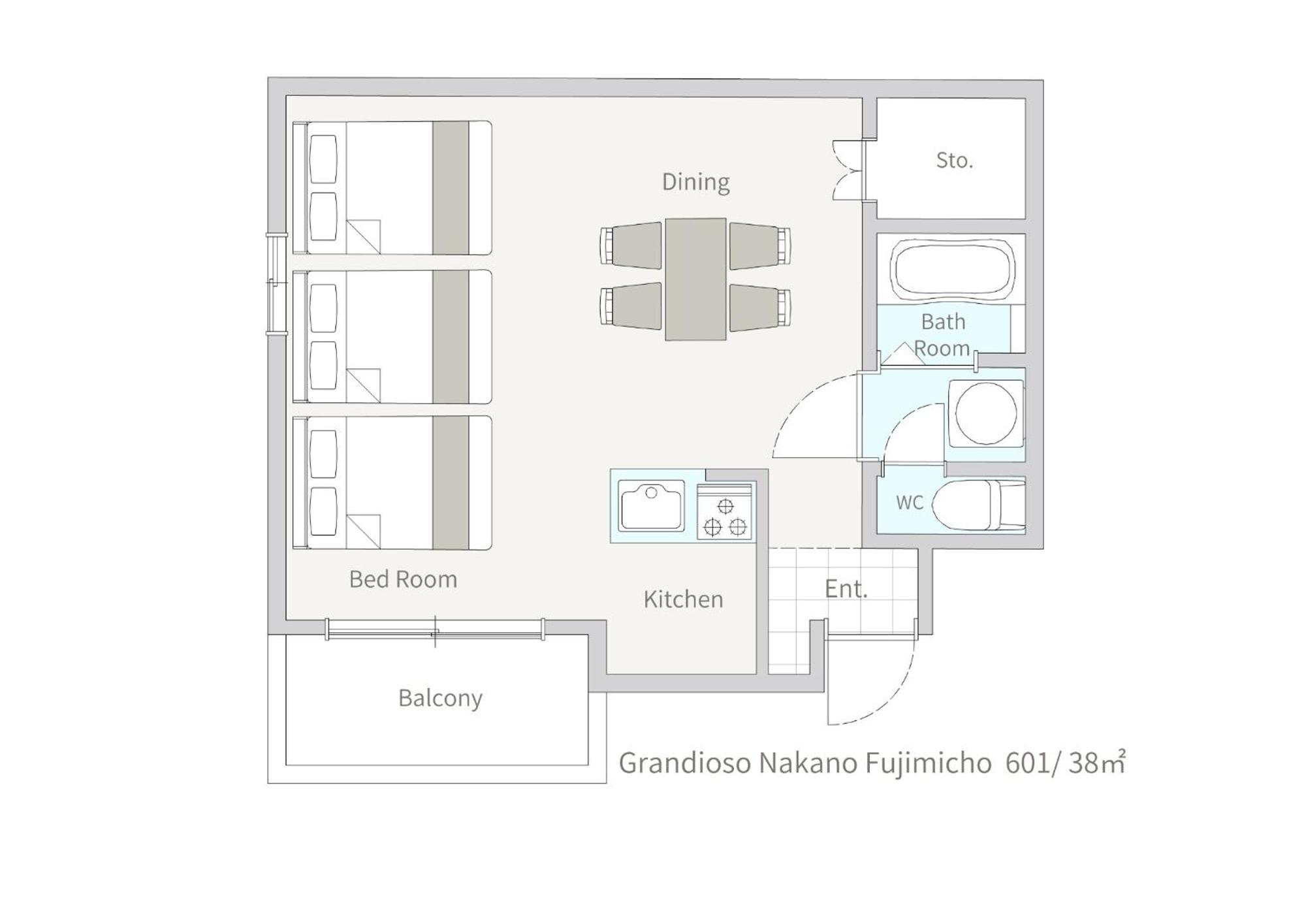 Green House Nakano Fujimicho - Vacation Stay 65976V Tokio Buitenkant foto